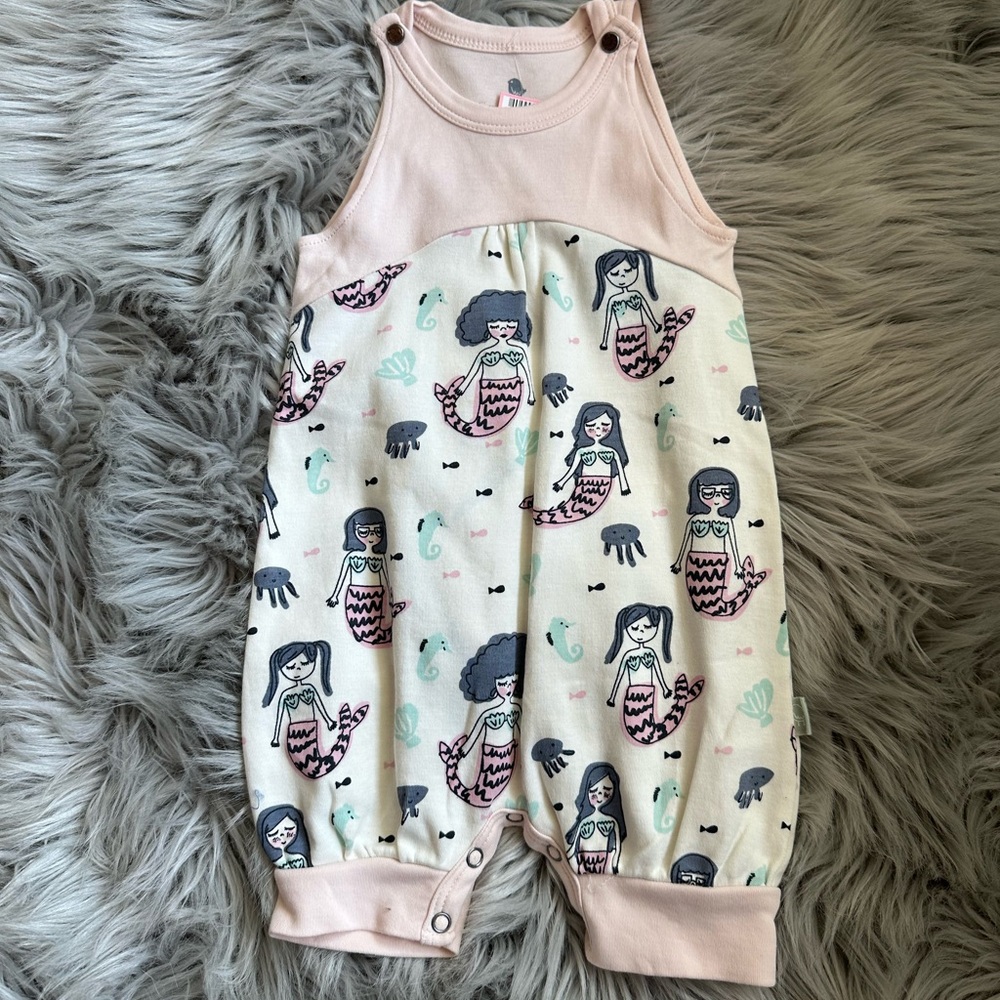 Pink Mermaid Print Kids jumper